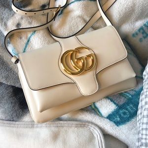 100% authentic gucci arli bag white